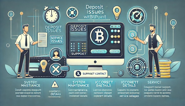 ビットポイントの入金トラブルと対処法