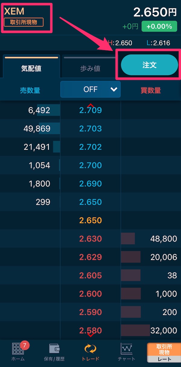 仮想通貨ネム（NEM/XEM）を購入する