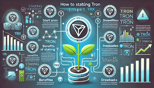 TRONのステーキングを始める方法とメリット・デメリット