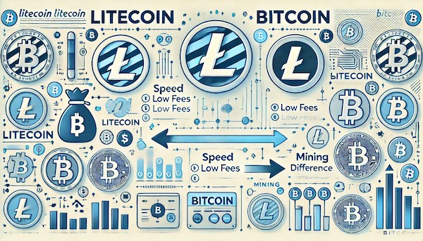 仮想通貨LTCの特徴とビットコインとの違い