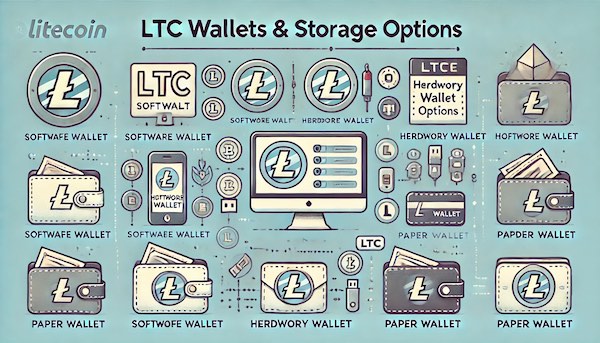 仮想通貨LTCを保管する方法：ウォレットの種類と選び方