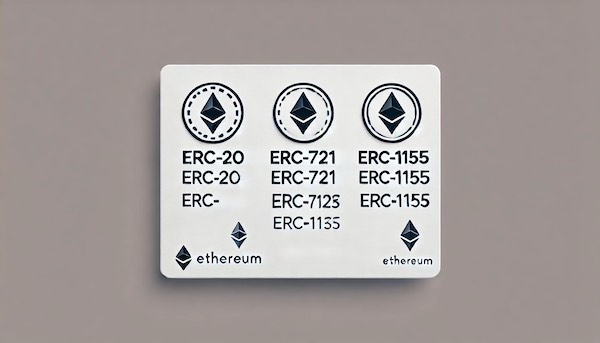 ERC規格の違いを比較｜ERC-20、ERC-721、ERC-1155の違い