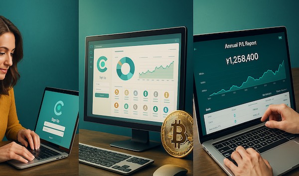 クリプタクトの使い方3ステップ|初心者でも簡単にスタート