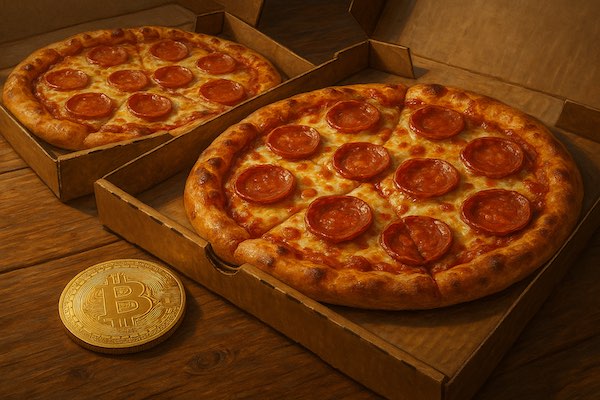 ビットコインとピザ:10,000BTCで買われたピザの話