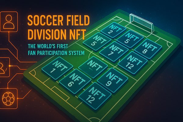サッカー場分割NFTとは?世界初のファン参加型の仕組み