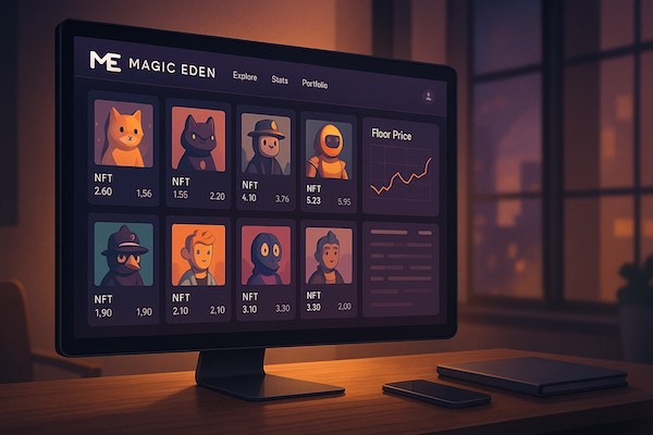 Magic EdenでのNFTフロアプライスの見方